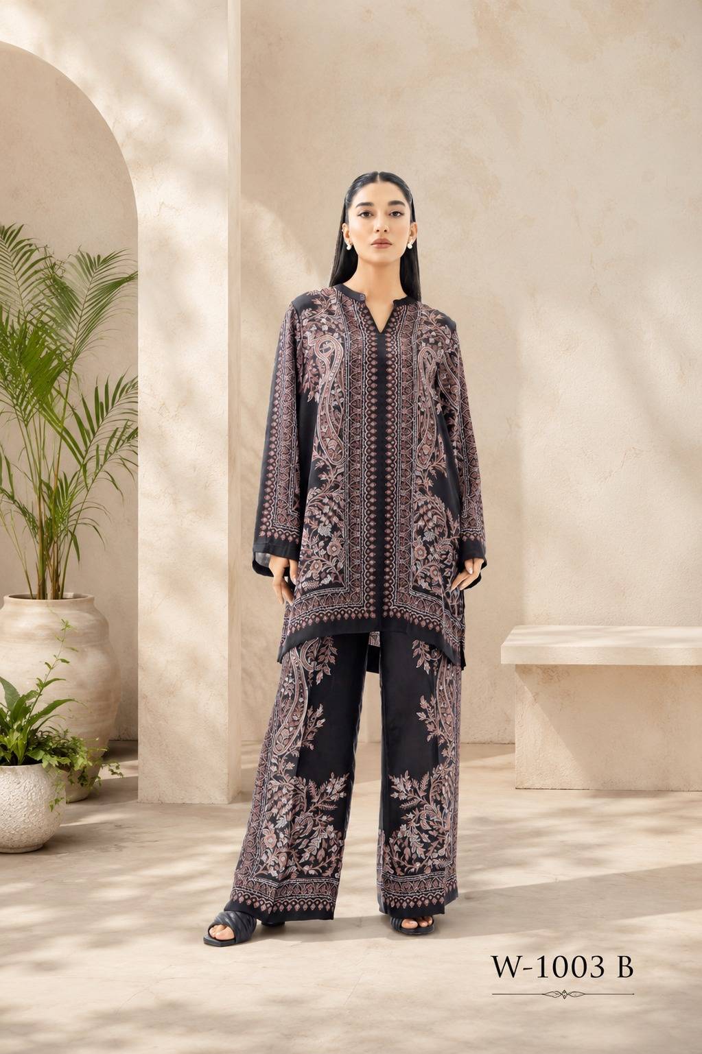 TW-1003 Colors by The wonder woman casual wear IMPORTED SATIN Co-ord sets At Wholesale Price
